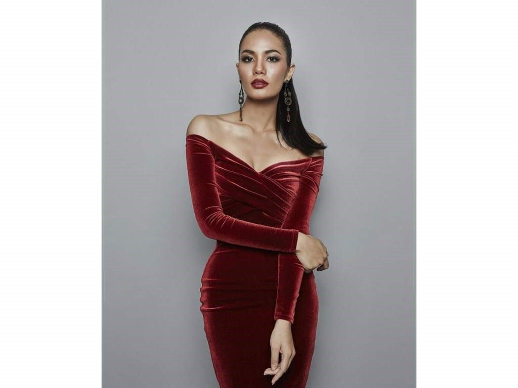 robe de soirée fourreau mi- longue