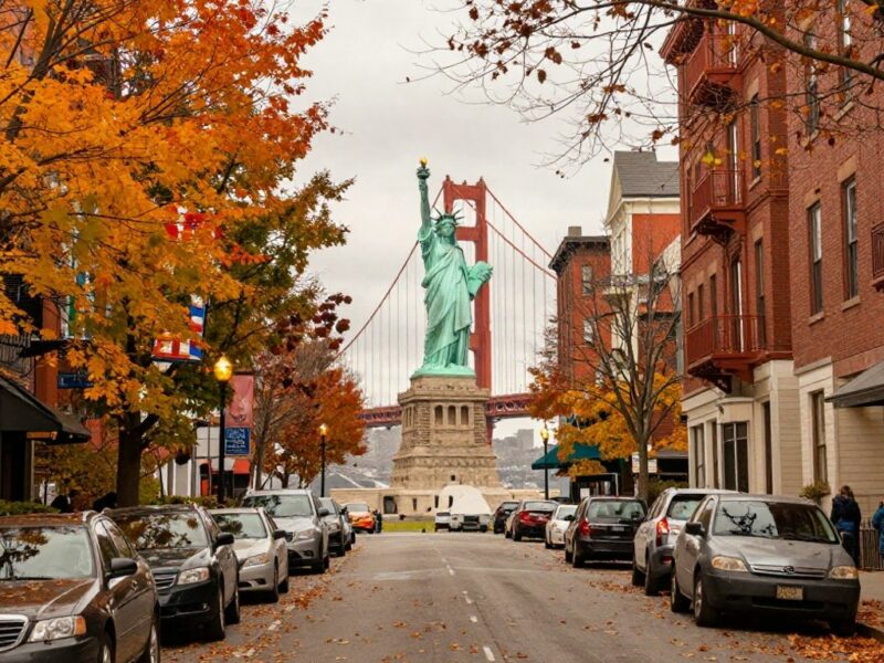 Voyage aux États-Unis en novembre : paysages d'automne.