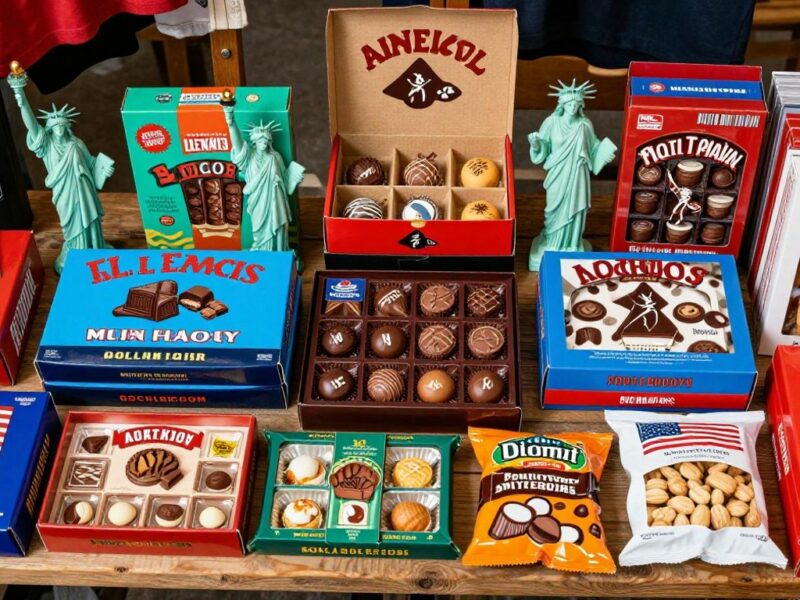 Souvenirs et spécialités des États-Unis